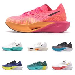 2024 ZoomX fly NEXT% 3 Hyper Pink Laser Orange Prototype White Particle Grey Running Shoes 3.0 Men Women Sports Sneakers 36-45