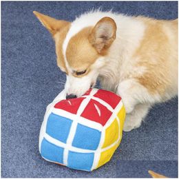 Dog Toys Chews Pet S Cube Sniff Toy High Difficty Fengrong Cat Pussy Den Food Ball Drop Delivery Home Garden Supplies Dhtfe