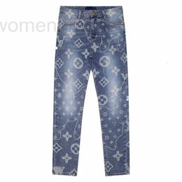 Мужские джинсы Дизайнер мужской дизайнер Purple Designer strt Leisure and Entertainment Sports Motorcycle Emelcodery Blue Jeans NBL8