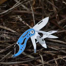 Camping Hunting Knives 3Cr13Mov Mini Folding Knife EDC Multi Tool Outdoor Survival Tool Cute Camping Keychain Swiss Pocket Knife Jack Knife Box cutter Q240522