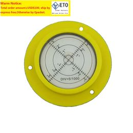 wholesale HACCURY Round bubble level for Construction Machinery Circular bubble level with Mounting Holes ZZ