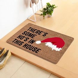 Carpets 2024 Christmas Doormat Decorative Rug Indoor Outdoor Kitchen Bathroom Non Slip Mat Gnome Dwarf Decoration