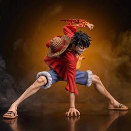 Action Toy Figures 18cm Anime One Piece Luffy Figure Monkey D Luffy Battle Style Action Figures Anime Pvc Statue Model Doll Collection Toy Gift Kid T240521