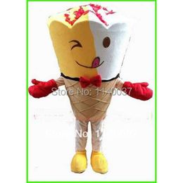 mascot Sundae Ice-cream Mascot Cooler Icecream Cartoon Character Mascotte Outfit Suit Carnival Costume Mascot Costumes