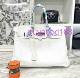 10A Biridkkin Designer Delicate Luxury Women's Social Travel Durable and Good Looking Handbag Shoulder Bag 35 White Handbag Stamp