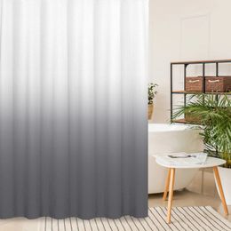 Ombre Beige Sage Shower Curtain Lime Green Texture Fabric Gradient Bathroom Decor Waterproof Curtains Set with Hooks 240523