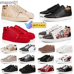 With Box Red Bottomlies Shoes Casual Women Shoes Luxury Loafers Mens Shoes Designer Shoes Platform Sneakers Big Size Fashion Running Sneakers Black Glitter Fl 4XSG