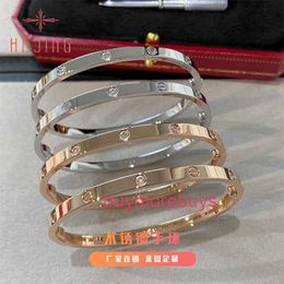 Carrtre Designer Screw Bracelet Luxury Jewelrys Original Trendy 18K Gold Diamond for Women Men Nail Bracelets Silver Jewellery Bracelet 0BDW