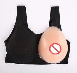 Three color of Bra With Very Soft Silicone breast form for crossdresser props realistic boob enhancer tit9695614