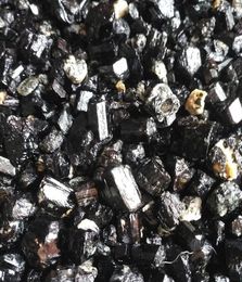 Whole 100g Natural Black Tourmaline Rough Mineral Quartz Crystal Gravel Tumbled Stone Reiki Healing for degaussing3351924