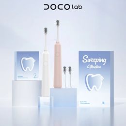 DOCO Electric Toothbrush Automatic vibration brush 20 degrees Adult 3-gear Mode USB Charging IPX7 Waterproof 240508