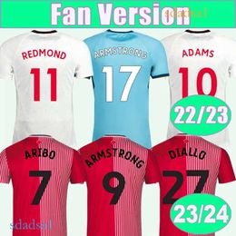 2023 24 ADAMS ARMSTRONG Mens Soccer Jerseys 22 23 ROMEU ARIBO WARD-PROWSE REDMOND DJENEPO ELYOUNOUSSI DIALLO WALCOTT Home Football Shirts