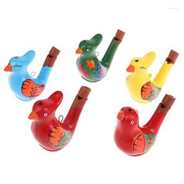 Party Favour 1Pc Coloured Ding Water Bird Whistle For Kid Early Learning Educational Children Toy Musical Instrument Bathtime Drop De Dhp8L