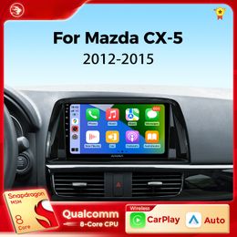 Car dvd Radio For Mazda CX5 CX-5 2012 2013 2014 2015 Wireless Carplay Android Auto Stereo Multimedia Player GPS WiFi 4G 2 Din