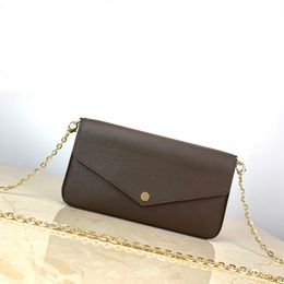 10 AAA Quality Chain luxury Designer Wallet hot Pochette bag cross body shoulder purse fashion lady shopping handbag women Letter popul 2613