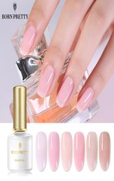 Pink Jelly Nail Gel 6ml Semitransparent Nude Purple Varnish Polish Soak Off Nail Art UV Gel Lacquer2896302