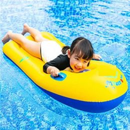 Inflatable Floats swim Tubes Kids Surfboard Water sports Hammock Pool Air Mattress Bed Floating Lounge Chair For Swimming Game Toys Fjtgc