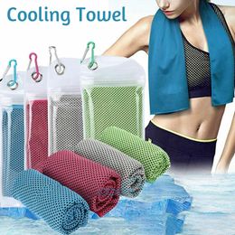 Sports Ice Cold Instants Cooling Towel High Efficiency Breathable Towel Quick Sweat-Absorbent Soft Towel For Workout Outdoor 240508