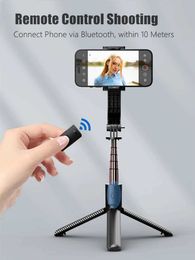 Selfie Monopods Smartphone universal joint stabilizer anti shake selfie stick tripod phone holder with remote control shutter suitable for