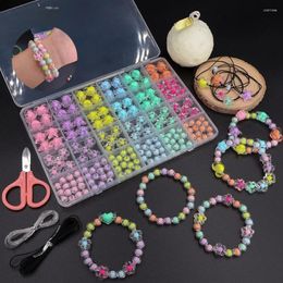 Party Favour Acrylic Handmade Bracelet Making Kit Colourful Cute Can Be Freely Paired With Multiple Colours To Choose From Toys For Girls