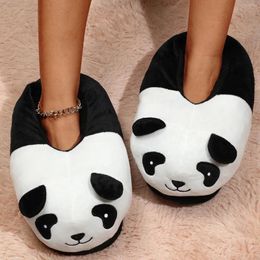 Slippers Winter Warm Women Cute Home Unisex One Size Sneakers Men House Floor Cotton Shoes Woman Plush Sliders Zapatos