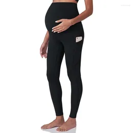 Women's Pants Elastic High Waist Maternity Leggings Skinny For Pregnant Women Belly Support Postpartum Body Shaper Fitness Trousers XL