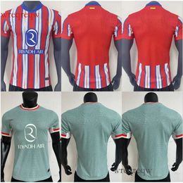 Player version 24/25 Atletico Madrids MORATA Soccer Jersey home away 2024 2025 KOKE GRIEZMANN MEMPHIS CORREA S.LINO M.LLORENTE MOLINA J.M.GIMENEZ Football