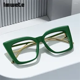 Sunglasses Frames Imwete Cat Eye Anti Blue Light Glasses Women Vintage Computer Men Eyeglasses Optical Frame Gaming Spectacles Eyewear