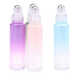 10ml Eye Roller Bottle 5ml 10ml Glass Bottle Botellas Glass Roll-On Perfume Bottle for Essence Essential Oil
