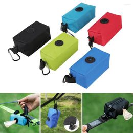 Dog Apparel Pet Puppy Cats Pick Up Poop Bag Dispenser Portable Outdoor Holder Garbage Supplies Waste Bags Organizers A8K5