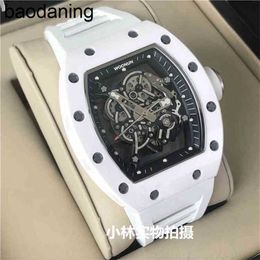Swiss ZF Factory Mens Watch Designer Watches Movement Automatic Luxury Carbon Fibre Men's Automatic Mechanical Watch White Ceramic