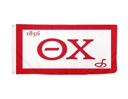 Theta Chi Chapter Main Fraternity Flag 150x90cm 3x5ft Digital Printing Polyester Outdoor Indoor Use Club printing Banner and Flags8017211