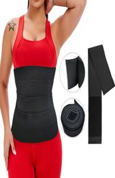 Premium Waist Trainer Trimmer Belt For Women Men Tummy Strap Slimming Body Shaper Corset Cincher Shapewear Sauna Sweat Band Fitn6415143