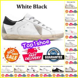 Designer Shoes Golden women super star brand men casual new release luxury shoe Italy sneakers sequin classic white do old dirty casual shoe lace up woman man 35-45