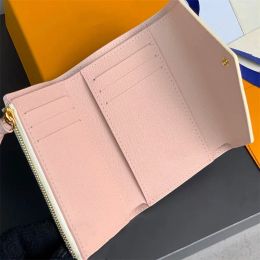 Top grade original leather Wallets card interlayer and pocket for storing banknotes classic wallets woman fashion designers With Box Dust Bag card holder luxury pur