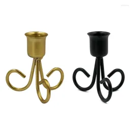 Candle Holders Retro Holder 3pcs Taper Candlestick Stand Desktop Decor For Home Wedding Romantic Dinner Table Decoration