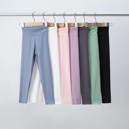 Mädchen Hai Frühling und Herbst Dünne Sektion Baby Wear Casual Cut Sports 4-12 Jahre altes Kinder-Elastizitätstanzhose L2405