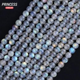 Loose Gemstones Natural Madagascar Labradorite Stone Beads Charms For Jewellery Making Bracelet Necklace Needlework DIY Accessori