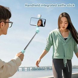 Selfie Monopods Portable selfie stick with 360 degree rotating universal joint remote control for mobile phone detachable tripod retractab