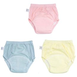 3PCS 3pcs/lot Newborn Training Pants Cotton Thin Summer Baby Shorts Washable Boy Girls Cloth Diapers Reusable Nappies Infant Panties