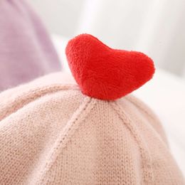 New Cute Baby Girl Beret Solid Colour Soft Cotton Knitted Girls Berets Winter Spring Bonnet Beanies Kids Painter Hats