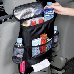 Storage Bags Car Seat Back Multi-Pocket Insulation Bag Organizer Multi-function Ice Pockets Chair AUTO Accessories
