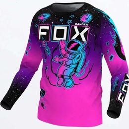 Men's T-shirts 2024 Racing Mountain Bike Motorcycle Off Road Sweatshirt Mx Ranger Fox Dh 7m5g