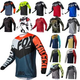 Men's T-shirts Enduro Mtb Cycling Sleeve Jersey Downhill Shirt Camiseta Motocross T-shirt Mx Mountain Bike Clothing Hpit Fox Vkwm