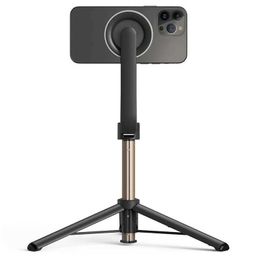 Selfie Monopods Magnetic selfie stick tripod with remote Magsafe phone holder suitable for iPhone 14 13 12 Pro Max vertical shooting telescopic rod S2452207