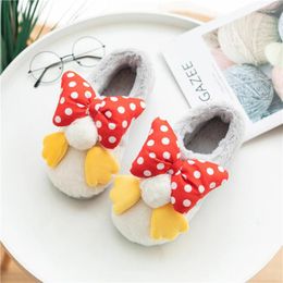Slippers Fashion Autumn Winter Cotton Home Indoor Females Warm Shoes Womens Cute Plus Plush