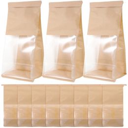 Storage Bottles Paper Bread Bags Clear Window Homemade Holders Multi-function Treat Household Baking Toast