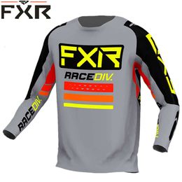 Ffdz Men's T-shirts Enduro Mtb Cycling Sleeve Jersey Downhill Shirt Camiseta Motocross T-shirt Mx Mountain Bike Clothing Fxr