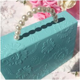 Opakowanie prezentów rmtpt 20pcs/działka Przenośna impreza Favor Candy Boxes Baby Shower Bag DIY Creative Box