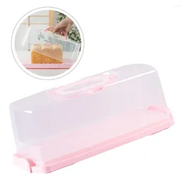 Plates Portable Pie Carrier Cookie Containers Bread Storage Box Free-keeping Case Crisper Cheesecake